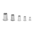 thumbnail image 6 of 100pcs flat head vertical aluminum rivet nut Cylinder hollow aluminum rivet nut, 6 of 7