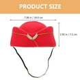thumbnail image 4 of Band Costume Hat Airplane Anfitrión Hat Histón Sombrero de uniforme de cosplay para decoración, 4 of 5
