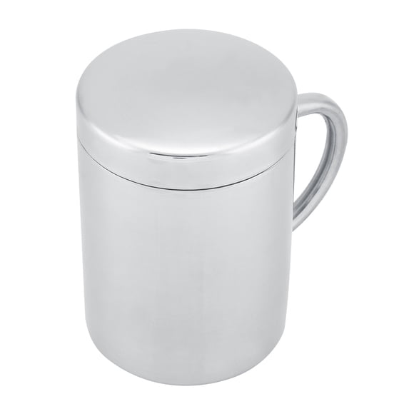 Taza de Campamento de Acero inoxidable de Doble para activadadas al aire libre y aislado con asa de acero para café café caliente