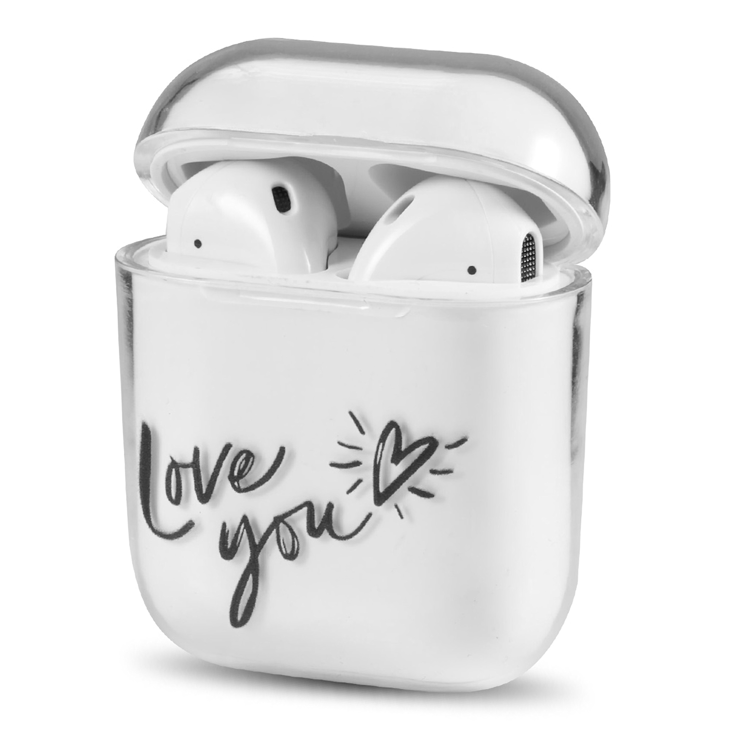 Airpods Funsie Crystal Shockproof Clear Protective Pc Case