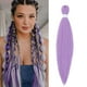 thumbnail image 4 of Peluca morada con extensiones de cabello sintético para trenzas, ideal para cosplay y presentaciones en vivo. Pieza de 26 pulgadas., 4 of 9