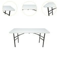 thumbnail image 2 of Lipstore Table à Manger Pliable, Robuste, Multifonction, Portable, Table de Camping, Pliante 122cmx60cmx74cm, 2 of 7