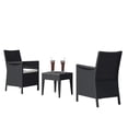thumbnail image 1 of Compamia California Ensemble de Conversation pour Patio de 3 Pcs en Aspect Osier, Brun, 1 of 4