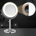 thumbnail image 3 of POINTERTECK Makeup Mirror 5X Magnification Rotatable LED Lighted Mirror LED Vanity Mirror, 3 of 10