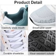 thumbnail image 5 of Deago Men's Walking Shoes Breathable Lightweight Fashion Athletic Sneakers Non Slip Sport Gym Jogging Trail Running Shoes, 5 of 9