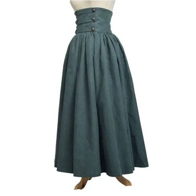 Disfraces de Cosplay renacentistas medievales Vintage para Mujer, falda de Vikingo, vestido de carnaval de Halloween, fiesta de columpio grande