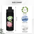 thumbnail image 4 of Botella de agua con aislamiento de Invader Zim, 18 oz, de acero inoxidable, novedosa, deportiva, portátil, para viajes, gimnasios al aire libre., 4 of 5