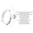 thumbnail image 3 of Bague Anti-Anxiété Unisexe Rotation Libre avec Perles Ajustables Bagues de Perles Empilables, 3 of 7