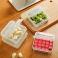 thumbnail image 2 of 2Pcs Cheese Slice Storage Container Refrigerator Special Onion Ginger Garlic Fruit Crisper Flip Butter Cubes Separately Packed Case, 2 of 5