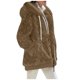 thumbnail image 2 of Puntoco chaqueta de mujer moda abrigo de imitación cálido chaqueta de invierno con cremallera ropa de abrigo de manga larga liquidación de Navidad Puntoco Puntoco-4510, 2 of 5