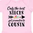 thumbnail image 4 of Inktastic Only the Best Nieces Get Promoted to Cousin Boys or Girls Baby Bodysuit, 4 of 5