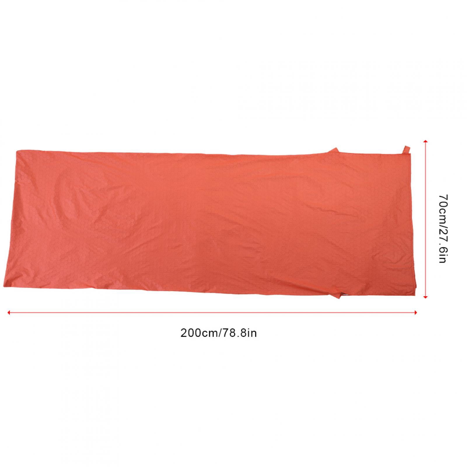 Tebru Envelope Sleeping Bag,Outdoor Portable Mountaineering Camping Warm Envelope Type Single Sleeping Bag Orange, Single Sleeping Bag