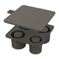 thumbnail image 1 of Xihbxyly oferta diaria Moldeado de gran tamaño con tapa extraíble a prunea de fugas Bandeja para hielo y para cócteles Whisky Bandeja para hielo flexible apilable, 1 of 5