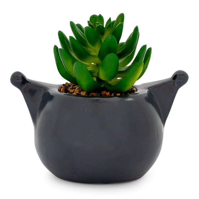 Sanrio Kuromi Smiling Head 3-Inch Ceramic Mini Planter With