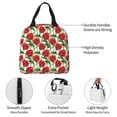 thumbnail image 5 of Lsque Rose Flowers Pattern Lunch Bag Women/Men Insulated Lunch Box,Small Leakproof Cooler Food Lunch Containers Reusable High Capacity Lunch Tote Bags, 5 of 6