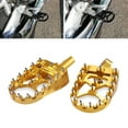 thumbnail image 1 of Langgg Motorcycle Front Driver Footrests Footpegs for Harley XL883 2007-2010 Golden, 1 of 8