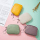 thumbnail image 5 of Monedero fino pequeño mini sencillo de cuero suave con cremallera, bolso para llaves, bolso integrado, bolso para auriculares, monedero para mujer, 5 of 5
