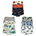 thumbnail image 2 of B&Q's Ultimate Comfort: PK Cotton 5-Pack Toddler Little Boys' Underwear Boxer Briefs | Sizes 4T-8T, 2 of 5