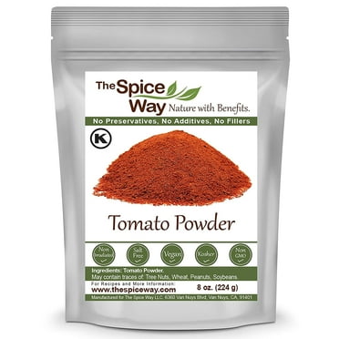 The Spice Way Tomato Powder - Dried Tomatoes Made into a Powder Used for Cooking - 8 oz.