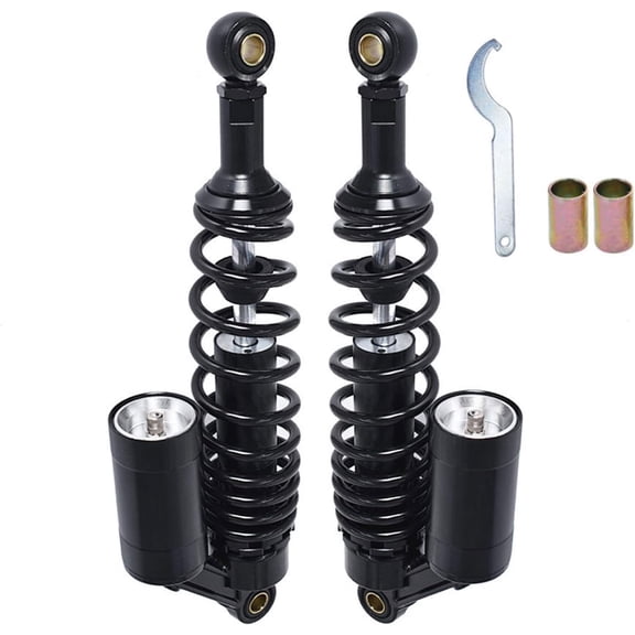 OTTULUR 2 Pack Rear Shock Absorbers Replacement for Honda Yamaha 12.5" 320mm (Black)