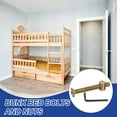 thumbnail image 6 of Uxcell 4 Set Bunk Bed Bolts and Nuts, M8x65mm Hex Drive Socket Cap Screws Nuts for Beds Headboards Chairs Furniture, 6 of 7