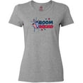thumbnail image 3 of Inktastic 4th of July Boom Squad Blue and Red Fireworks Women's T-Shirt, 3 of 5