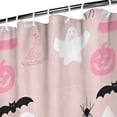 thumbnail image 3 of Halloween Ghosts Pumpkins and Bats Shower Curtain 84"x72" ,Bathroom Decorative Shower Curtains Set with 12 Hooks,Modern Waterproof Washable Shower Curtain, 3 of 6