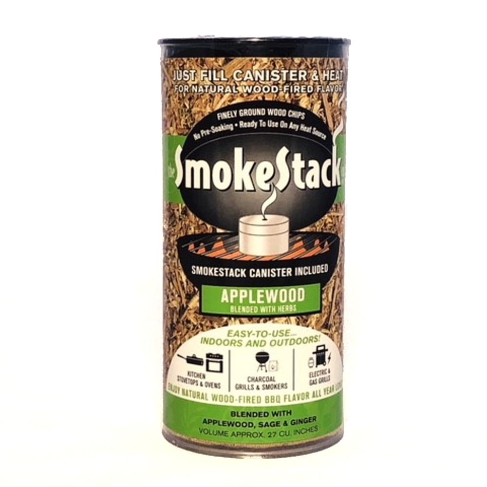 Smokestack Finely Ground Wood Chip Applwood blended with Herbs 