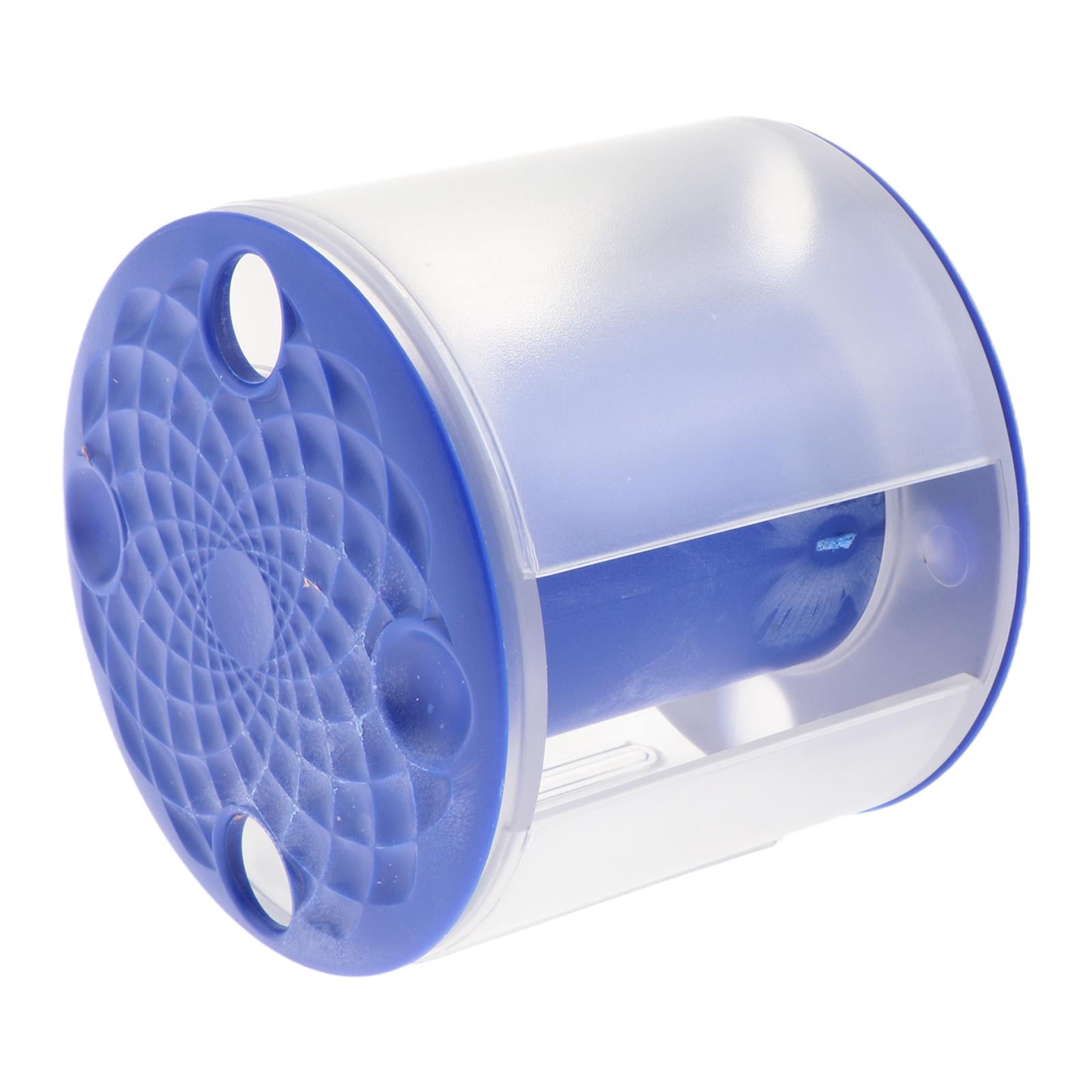 Baoblaze Dance Ribbon Storage Case Portable Clear View Storage Box Crafts Accessories Blue