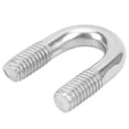 thumbnail image 2 of Perno En U, Juego De Pernos En Forma De U De 50 Piezas De Acero Inoxidable 304 Para Construcción E Instalación De Puentes, Túneles, Ferrocarriles ZAQW U Shaped Bolt, 2 of 8
