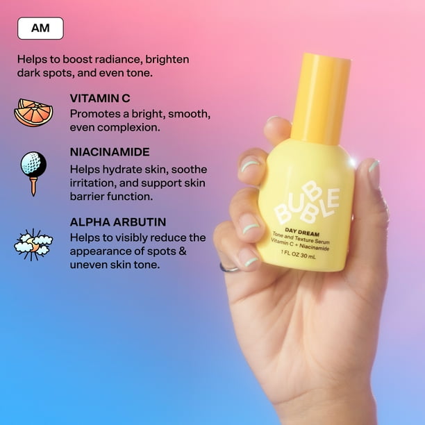 Bubble Skincare The Jet Set Trio Mini Serums Kit, for All Skin