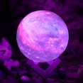 thumbnail image 5 of Lámpara de luna Lámpara de galaxia 5.9 pulgadas 16 colores LED 3D Luz de luna, control remoto y táctil Lámpara de lava Luz de noche de luna Regalos para niñas, niños, mujeres, cumpleaños, 5 of 5