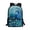 Blue Peacock Print, variant on Cute Otter Print Kids School Backpack for Elementary Students Ages 6-12, 17 Inch Large Capacity Bookbag with Shoulder Straps & Multiple Exterior Pockets, Ideal Back to School Gift