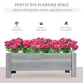 thumbnail image 4 of Outsunny 3.3 x 1.2 x 1.2 ft Garden Raised Bed Planter Grow Containers, 4 of 10