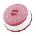 thumbnail image 1 of Cubierta para microondas JYYHSF plegable de 27 cm, libre de BPA, rosa, 1 of 7