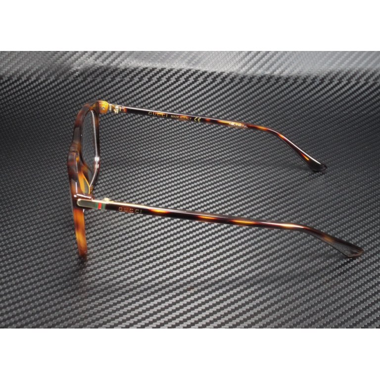 GUCCI GG0018O 006 Rectangular Square Havana Demo Lens 54 mm  display picture 1