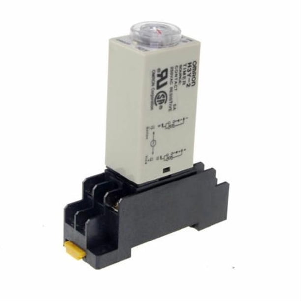 Temporizador de relé Injueey 220V 5A plástico y metal