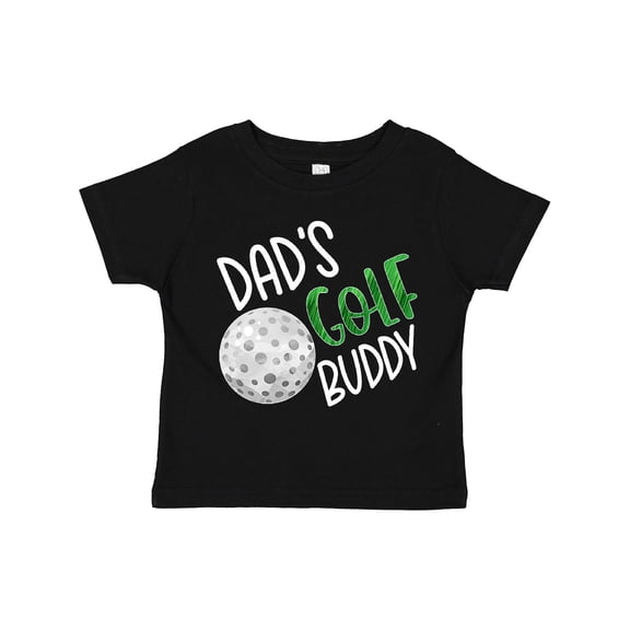 Inktastic Dad's Golf Buddy with Golf Ball Boys or Girls Toddler T-Shirt