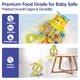 thumbnail image 5 of Hola Montessori Juguetes para niños de 1 año Sonajero Juguetes para la dentición Juguetes para bebés de 0 a 6 meses Juguetes para bebés de 6 a 12 meses Juguetes de cuerda de silicona Juguetes sensoria, 5 of 7