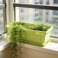 thumbnail image 6 of YLOHUIL Planter Box, Rectangular Window Planter Box for Outdoor, Durable Resin Long Planter for Flowers and Vegetables, Garden Window Trough, 6 of 6