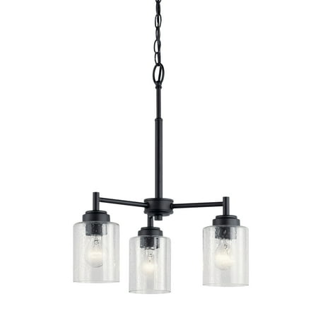 

Kichler 44029 Winslow 3 Light 18 Wide Chandelier - Black