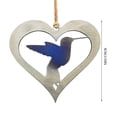 thumbnail image 2 of Doublelift Hummingbird Stainless Steel Metal Souvenir Decoration Pendant Gift Crafts, 100% Stainless Steel, 2 of 3