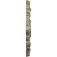 thumbnail image 4 of 30 3/8"W x 20 3/4"H x 1"P Kinsley Flowing Leaf Ceiling Medallion, Hand-Painted Gobi Desert Crackle, 4 of 4