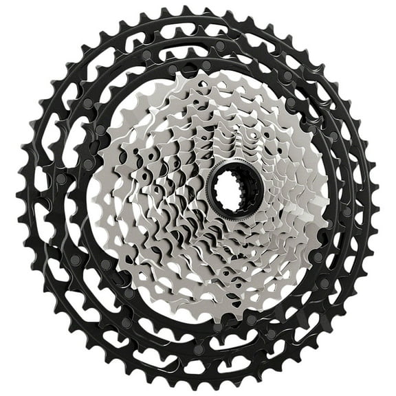 Shimano CS-M9101-12 Cassette - 12-Speed, 10-51t, Black/Gray, Micro Spline