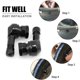 thumbnail image 4 of 2 pack Motorcycle 90 Degree Aluminum Tire Valve Stems 11.3 and 10mm Rim Wheel Tubeless Angle Air Stem Fits, 4 of 4
