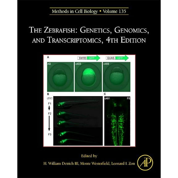 Methods in Cell Biology The Zebrafish: Genetics, Genomics, and Transcriptomics: Volume 135, Book 135, (Hardcover)