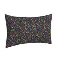thumbnail image 2 of Binfone Musical Notes Standard Size Pillowcase, Long Staple Pure Cotton Envelope Closure Pillow Cover (Pillow core not included),16"x24", 2 of 7