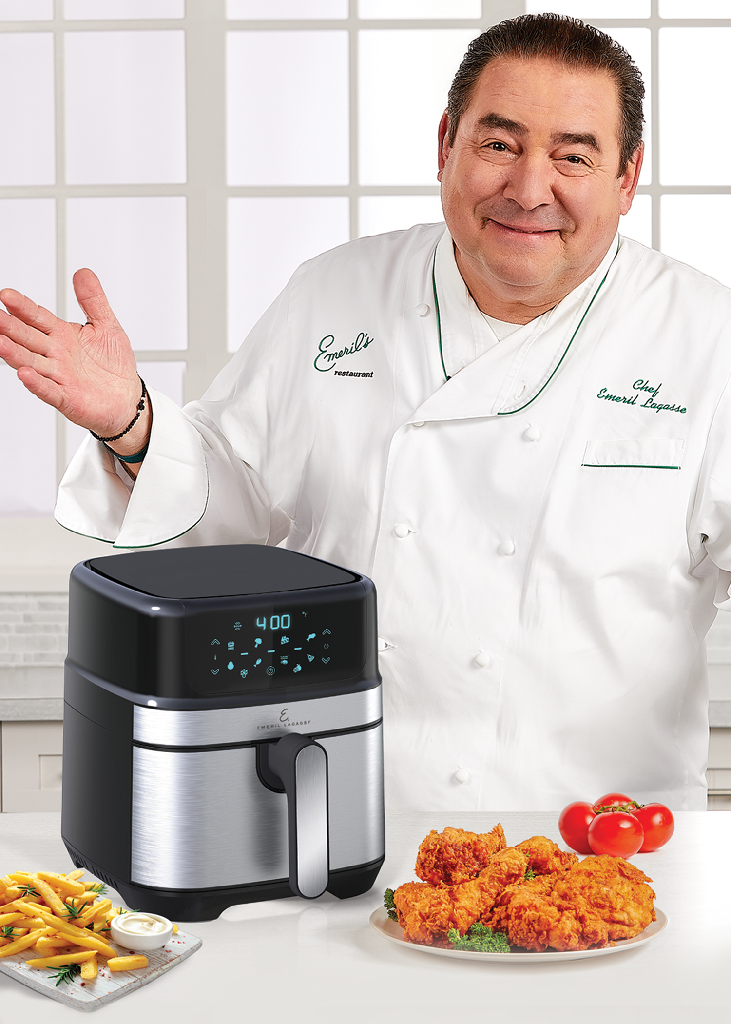 Emeril Lagasse Air Fryer Elite Home, 5 Quarts - Stainless Steel - image 5 of 10