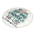 thumbnail image 2 of Kll Not All Who Wander Are Lost1 Christmas Tree Skirt 36",Party Decorations Farmhouse For Christmas Decorations Holiday Party, 2 of 8