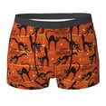 thumbnail image 6 of Men's Boxer Briefs, halloween elements cat Soft Comfy Mens Underwear Boxer Briefs Breathable With Widen Waist, 6 of 7